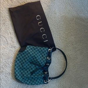 GUCCI “GG” MONOGRAM SHOULDER BAG